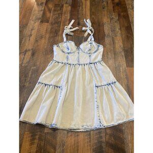 Stylish White Mini Dress